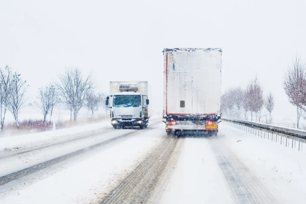 The Impact of Snow Accumulation on Transport and Logistics